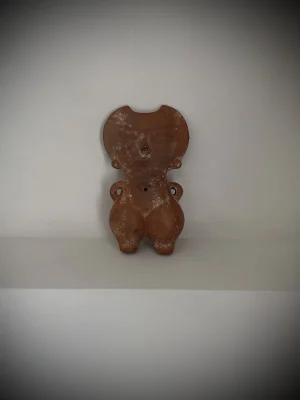 Statue précolombienne en terre cuite déesse de l'humanité